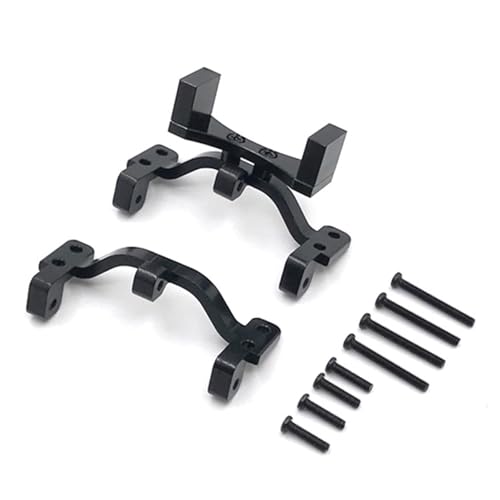 For WPL C14 C24 B14 B16 B24 B36 For HengLong For JJRC For FeiYu �����T�[�{�u���P�b�g�^�C���b�h�z���_�[ Rc �J�[�p�[�c�A�b�v�O���[�h���f�� RC�p�[�c(Black)