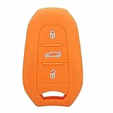 Toiumops Car Key Case for Citroen DS3 DS4 DS5 DS6, Silicone Car Key Cover Case Remote Key Holder Bag