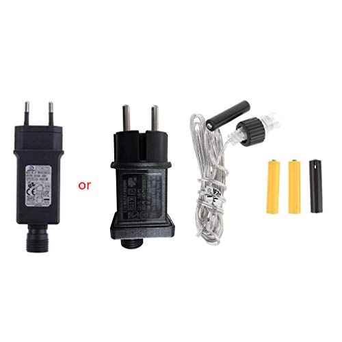 Wenyounge Adaptateur Secteur Batterie Factice Éliminateur De Piles AA AAA Remplacez Le Câble De Batterie 2X 3X AA AAA Cover