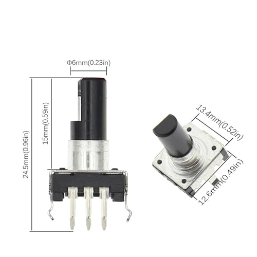 Encodeur audio EC12 E12 rotatif 360 degrés trépied pour potentiomètre - 6
