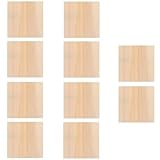 jojofuny 10 Stück Teiliges Kleine Quadratische Holz bilderrahmen zum Bemalen und Basteln Leichte DIY Foto Malrahmen aus Unlackiertem Sperrholz Kreativität und Handwerksfertigkeiten