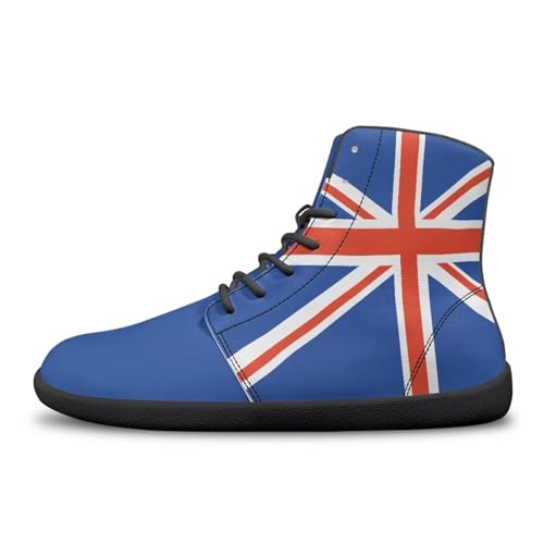 HELLHERO Union Jack Sneakers Britain Flag Shoes Men Teen
