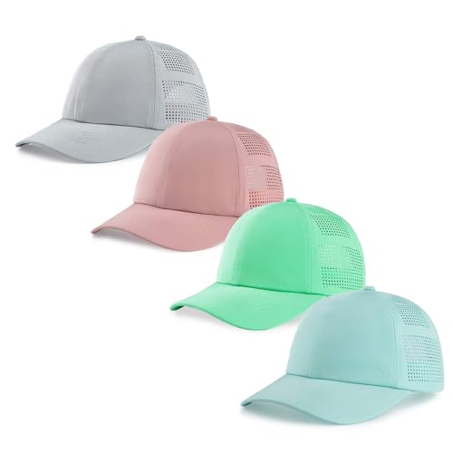 Image of HH HOFNEN Women Quick Drying Baseball Cap Sun Hat Unstructured Golf Hat