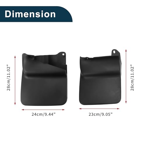 Image of Mud Flaps Splash Guards for Toyota Land Cruiser Prado FJ90 (Two-door) 1996-2002 Front & Rear Mud Guards W /Mount Accessories