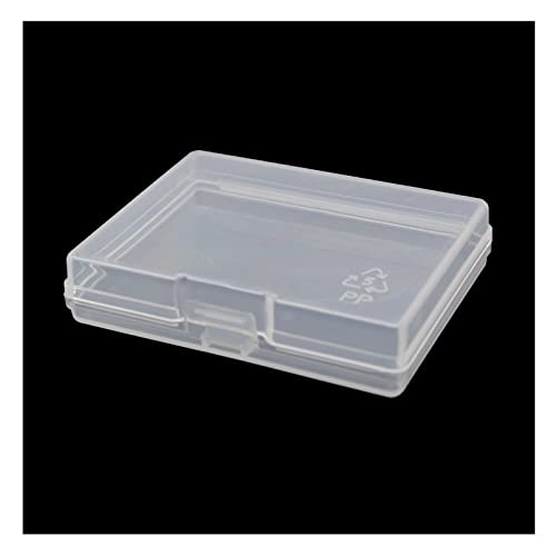 Image of 8pcs Plastic Transparent Small Square Box 58x45mm Storage Containers Box for Small Items