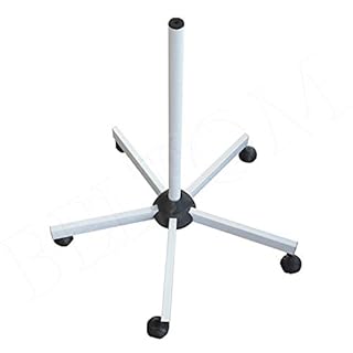 Beltom® Lente 5 DIOTTRIE d'Ingrandimento con STATIVO, Morsetto E Molle Interne E Lampada A Luce Bianca Fredda per Estetista ESTETICA, Laboratorio E LAVORI di PRECISIONE