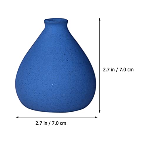 Angoily Vasos de Flores de Cerâmica Pequeno Decorativo Festa de Centros De Mesa para Sala de Estar Q