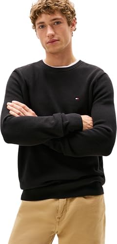 Tommy Hilfiger Herren Pullover Essential Structure Crew Neck Regular Fit