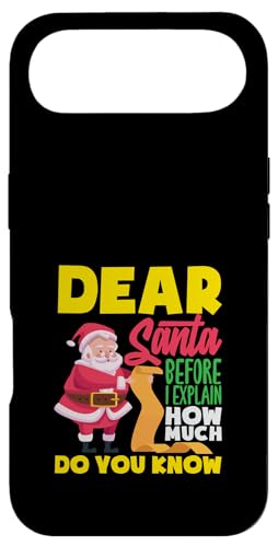 Dear Santa Before I Explain Do You Know Funny Kids �X�}�z�P�[�X iPhone Air �p
