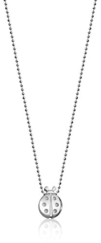 Alex Woo "Little Luck" Sterling Silver Ladybug Pendant Necklace, 16"