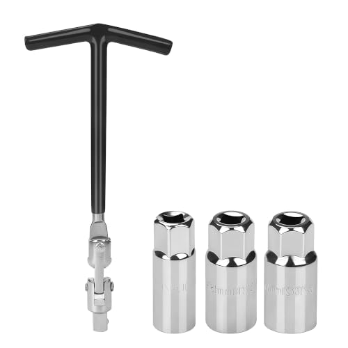 Image of Crozgan Black Spark Plug Tool Set 16mm 18mm 21mm