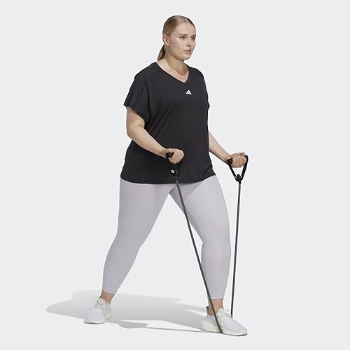 adidas Women's Training Essentials Minimal Branding V-Neck T-Shirt4