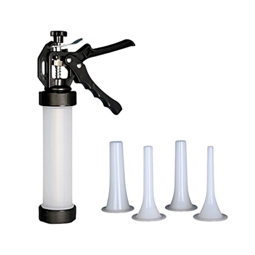 ノーブランド品 チュロスメーカー生地ツールソーセージディスペンサー充填絞り袋大きな針軽量ポータブル充填機