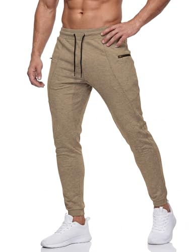 Image of Mens Slim Fit Joggers Tapered Sweatpants for Gym Running Athletic