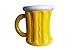 Lot de 6 - Chope de bière Gonflable - Taille Unique - Décoration et Accessoires de fête, Animation, Anniversaire, Mariage, événement, Jouet, Ballon