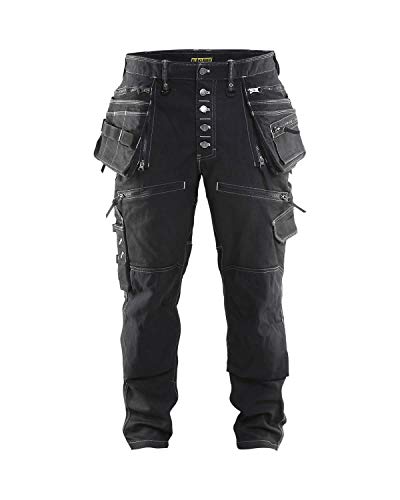 Blaklader 19991141 Pantalon artisanal extensible X1900, Noir, taille C44