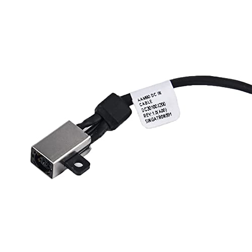 Replacement DC Power Jack Cable for Dell XPS 15 9570 9560 9550 & Precision 5510 5520 Series Laptop P/N: 64TM0 064TM0 DC30100X200 DC30100X300 - Thumbnail 3
