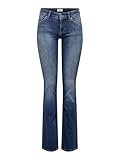 Only ONLBLUSH LW Flared DNM REA1303 Noos, Jeans Mujer, Medium Blue Denim,