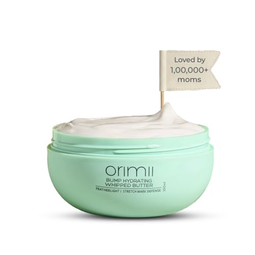 Orimii Bump Hydrating Stretch Marks Removal Body Butter For Women | Whipped Body Cream For Pregnancy | Enriched With Cocoa & Shea Butter | Lightweight