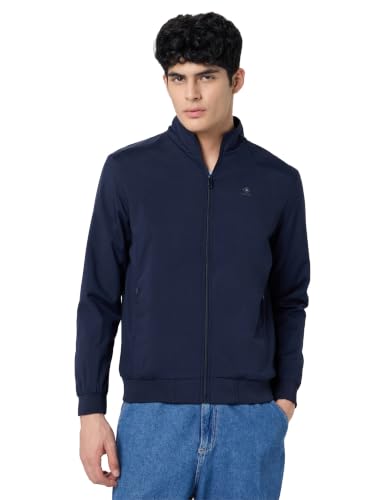 Image of Qube by Fort Collins Men's Windcheater, Lightweight, Windproof Polyester Standard Length Jacket for Year-Round Casual & Daily Use