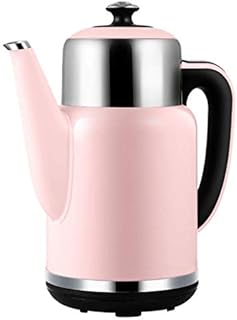 Electric Kettle Home Stainless Steel Quick Boil Kettle Automatic Insulation Power Off One Pot - Pink - 1.7L jsmhh