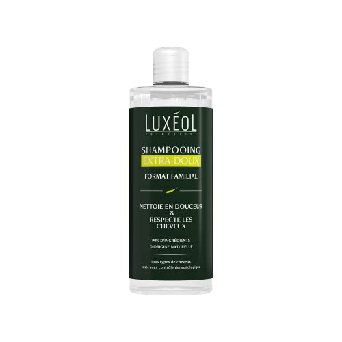 LUXÉOL - Shampooing Extra-Doux - Nettoie En Douceur - Soin Cheveux Souples, Soyeux & Faciles À Coiffer - Tous Types de Cheveux - 90% D'Ingrédients D'Origine Naturelle - Fabriqué En France - 200ml Cover
