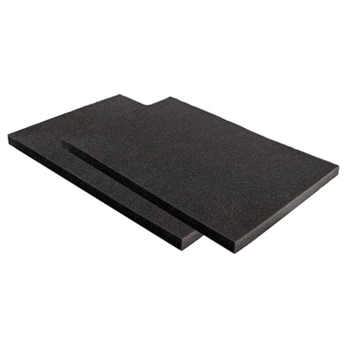 KESOTO 2 Cojines Antigoteo para Aire Acondicionado, Protector de Lluvia, Tapete Impermeable Negro para Evitar El Ruido de Goteo de Agua.