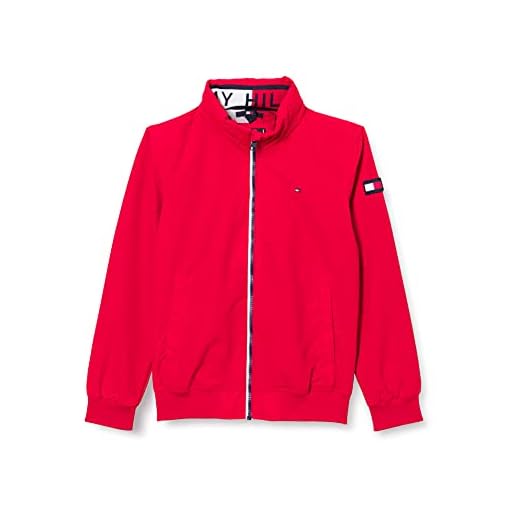 Tommy Hilfiger Essential jacka för pojkar, Djup karmosin, 86 cm