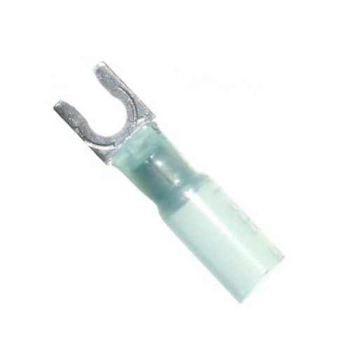 NSPA Krimpa-Seal Heat Shrink Spade Terminals 14-16 AWG #8 Stud Spring Spade KS314S-08 - 100 Pack