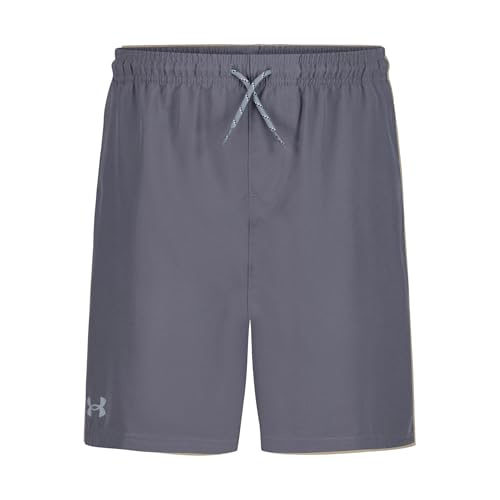 Image of Under Armour Boys' 4-way Stretch Pull-on Tech Shorts, Moisture Wicking, Side Hand Pockets, Outdoor Collection