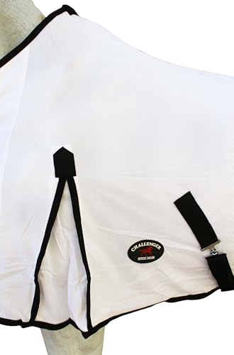 Image of Challenger Challenger Horse Mesh Airflow Summer Fly Sheet Scrim Sheet White 7322
