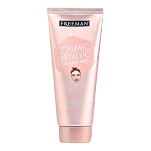 Cosmic Metallic Peel-Off Mask – Soothing Rose Gold by Freeman for Women – 6 oz Mask