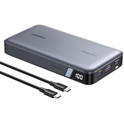 UGREEN Power Bank 25,000mAh 145W Laptop Portable Charger, Nexode 3-Port USB C PD Battery Pack, for MacBook Pro/Air, Dell XPS, iPhone 17/16/15/14, Galaxy S26 Steam Deck, iPad, and More