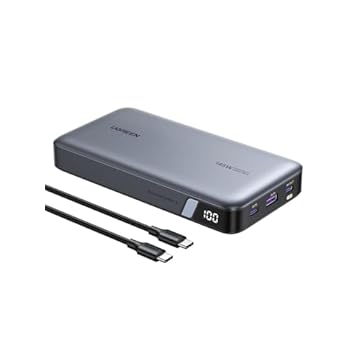 UGREEN Carregador portátil Power Bank 25000mAh de 145 W, display digital Nexode USB C 3 portas PD3.0, para MacBook Pro/Air, Dell XPS, iPhone 15/14/13, Galaxy S24, Steam Deck, AirPods e muito