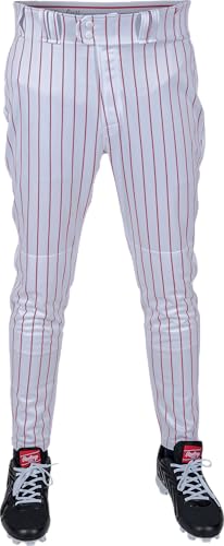 Image of Rawlings | Boy's Pro 150 Series Baseball Pants | Pro Taper Fit | Youth Sizes | Pinstripe | Multiple Colors
