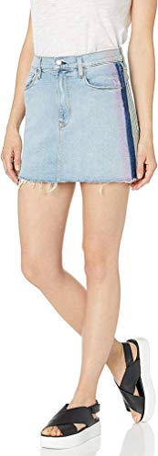 Hudson Jeans Women's Viper Denim, Mini Skirt, Degrade Prism, 26 #TOP25