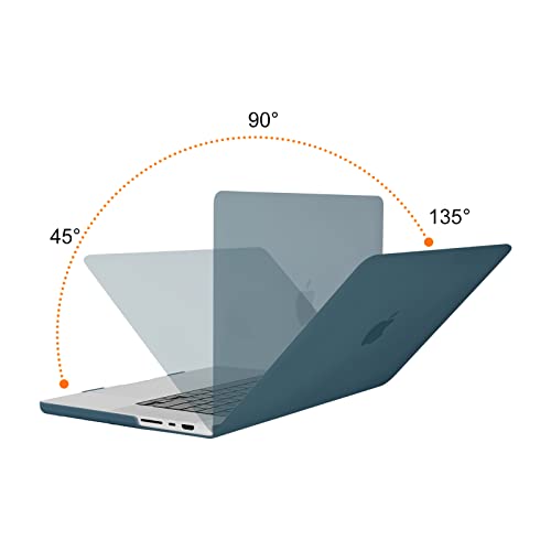 Image of MOSISO Compatible with MacBook Pro 16 inch Case 2025 2024 2023 2022 2021 M4 M3 M2 M1 A3403 A3186 A2991 A2780 A2485 Pro Max, Plastic Hard Shell&Keyboard Cover&Screen Film&Storage Bag, Deep Teal