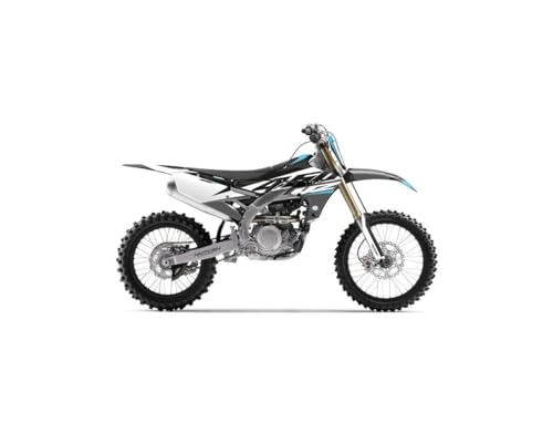 Kit déco moto cross Skew Yamaha 450 YZF gris pour entraînement piste
