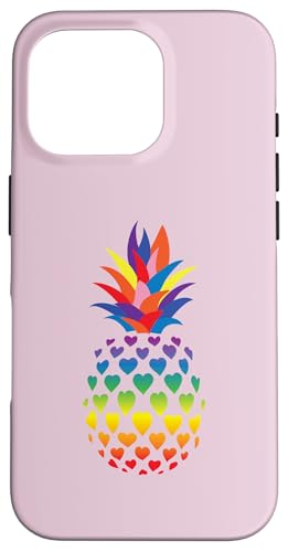 Rainbow Heart Piña - Orgullo Queer Gay Bi CSD Fiesta LGBTQ Carcasa para iPhone 16 Pro Rainbow Heart Piña - Orgullo Queer Gay Bi CSD Fiesta LGBTQ Carcasa para iPhone 16 Pro
