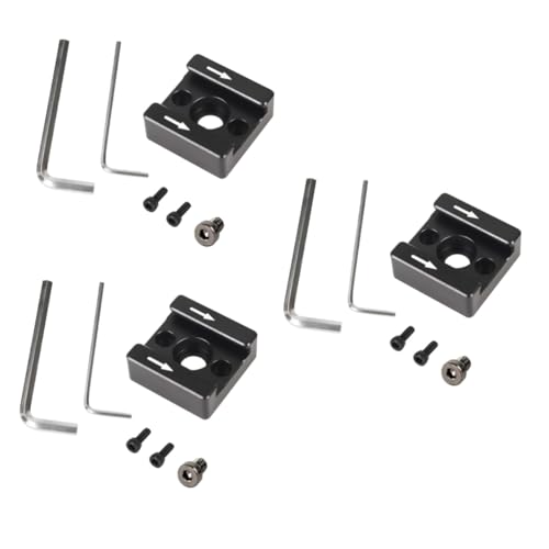 CIYODO 3 Sets Cold Shoe Flash Stand Adapter Flash Shoe Mount Bracket for LED Light Flash Bracket Adapter Bracket Hot Shoe Adapter Bracket for DSLR Bracket for Flash Black Aluminum Alloy