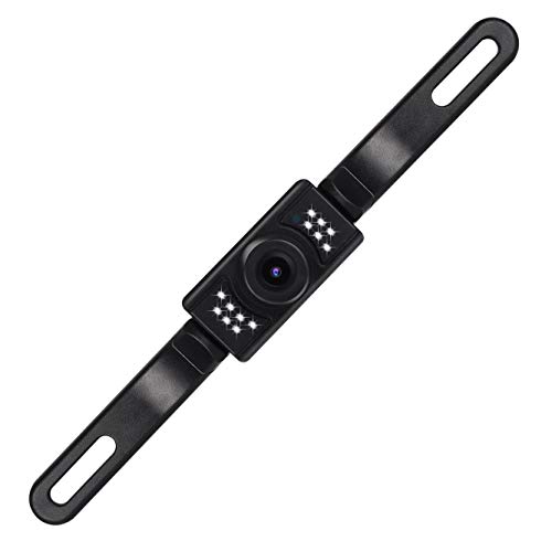 Backup Camera And Monitor Kit For Car,Universal Wired Waterproof Rear-View License Plate Car Rear Backup Camera + 4.3 Inch Lcd Rear View Monitor (Camera And Monitor) #TOP4