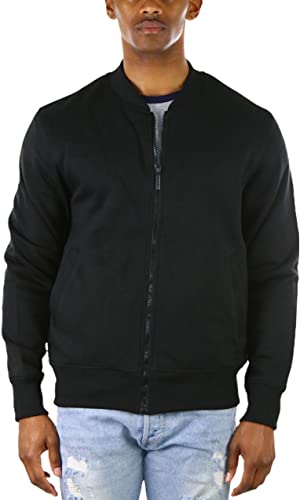 ToBeInStyle Men's Durable and Consistantly Stylish Fleece Bomber Jacket