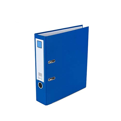 TGRTY Zwischenablage für Bürobedarf Office Stationery Cardboard Folder Doppelordner Multifunktionale Datenschiene Haltbarer Clip mit niedrigem Profil (Color : Blue)