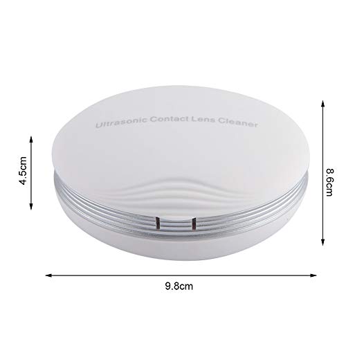 Estojo para lentes de contato, limpador automático de lentes de contato, estojo de limpeza de proteí