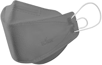 BOTN KF94 Face Mask X-Large - DarkGray 10 Pack | Adjustable Strap, Comfortable Fit, Made in Korea, Safety Protective Mask for Adults