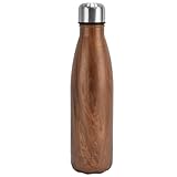 HUAOSN Travel Thermal Flask, Double Walled Thermal, Stainless Steel Water Bottles for Outdoor Sports, Camping, Hiking[Color B]