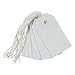 JAM PAPER Gift Tags with String - Small - 3 1/4 x 1 5/8 - White - 10/Pack