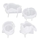 4pcs Kat Silikon Tiergeformte Bastel Ornamente Ped Basteln Ornamente Katmoulsilicon Molddrop Schimmel Tooldiy Bastel bandhand? Made Bastelform