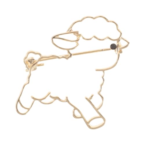 Broche mouton Lurrose insigne animal mignon pour vestes et sacs à dos