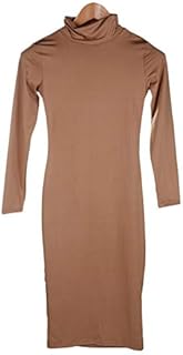 high neck jumper dress